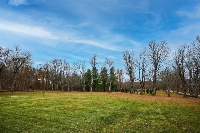 a view of a green field