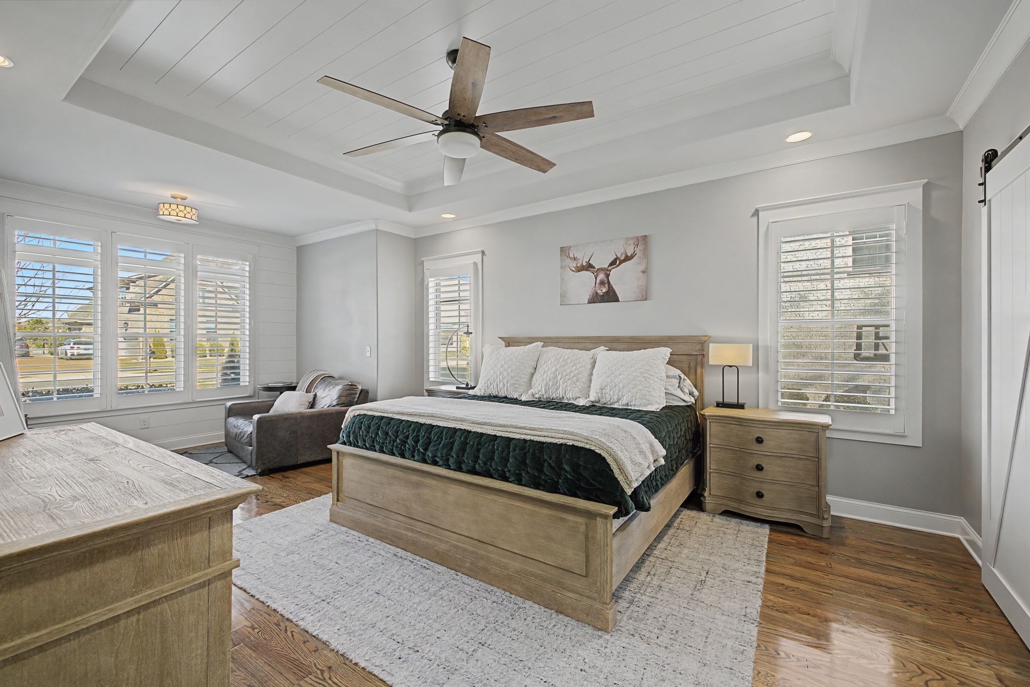 2965 Stewart Campbell Pointe Spring Hill, TN 37174 - Photo 17 of 48 a spacious bedroom with a large bed and a window