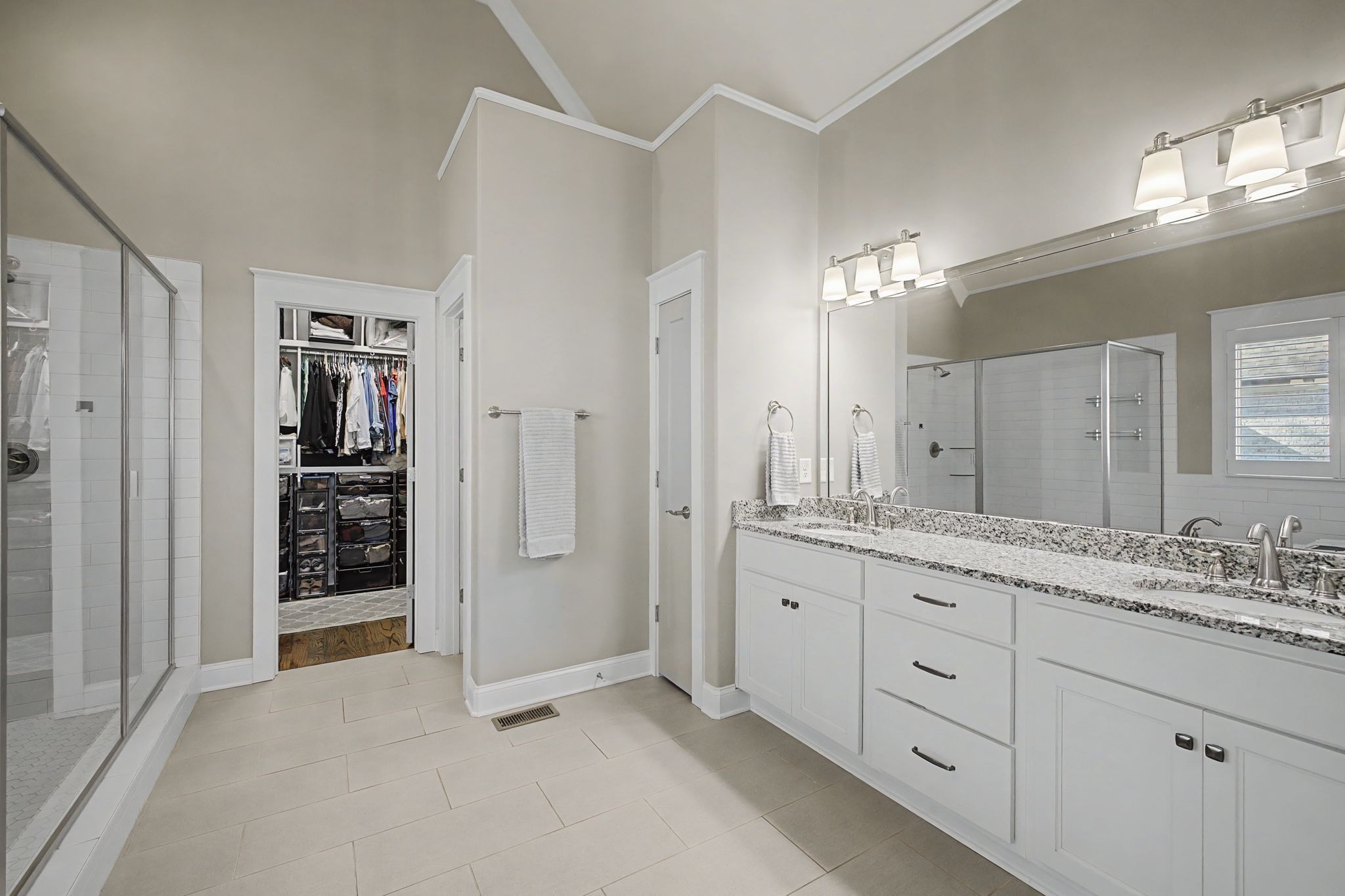 2965 Stewart Campbell Pointe Spring Hill, TN 37174 - Photo 20 of 48 a bathroom with a granite countertop sink vanity and mirror