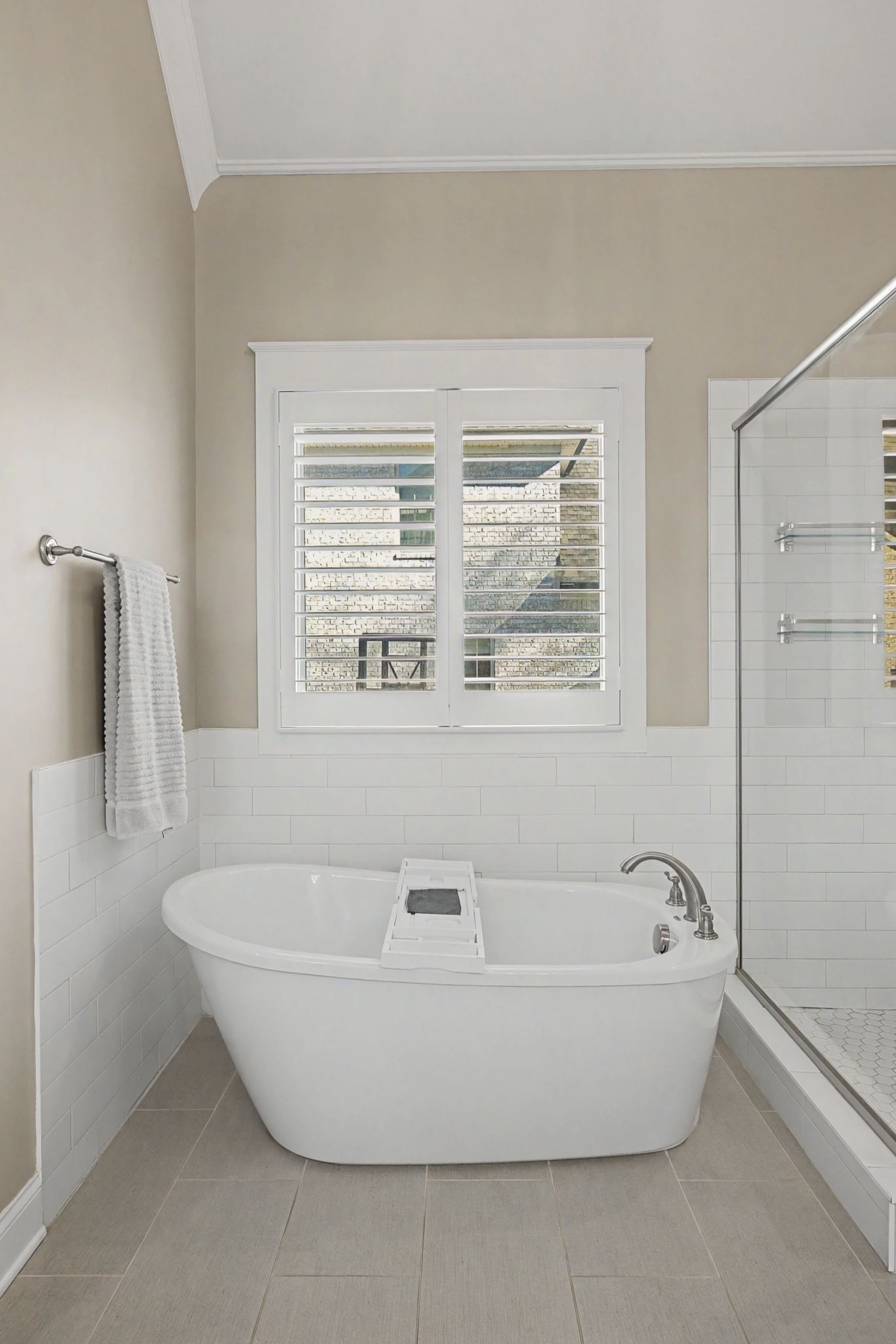 2965 Stewart Campbell Pointe Spring Hill, TN 37174 - Photo 21 of 48 a white bath tub sitting in a bathroom next to a window
