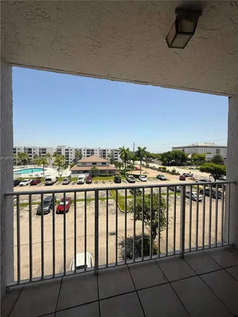 a city view from a balcony