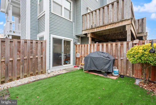 a view of a backyard with a garden