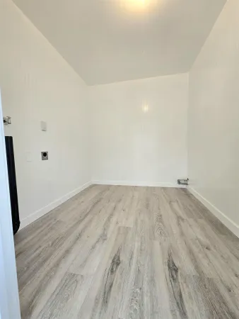 wooden floor in a room