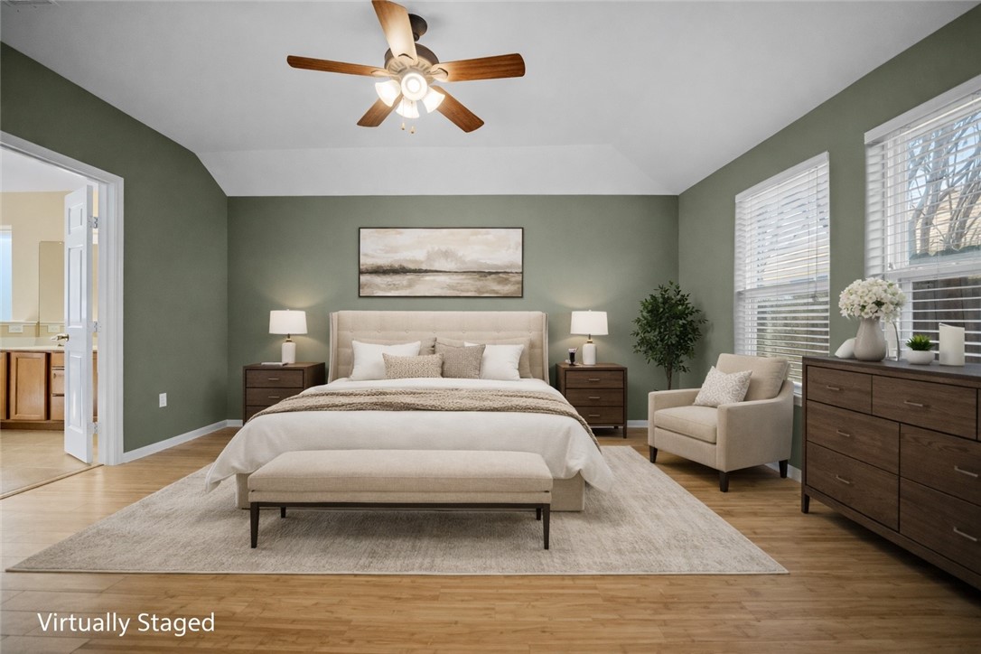 7509 Exeter Corpus Christi, TX 78414 - Photo 14 of 29 a bedroom with a bed couch and window
