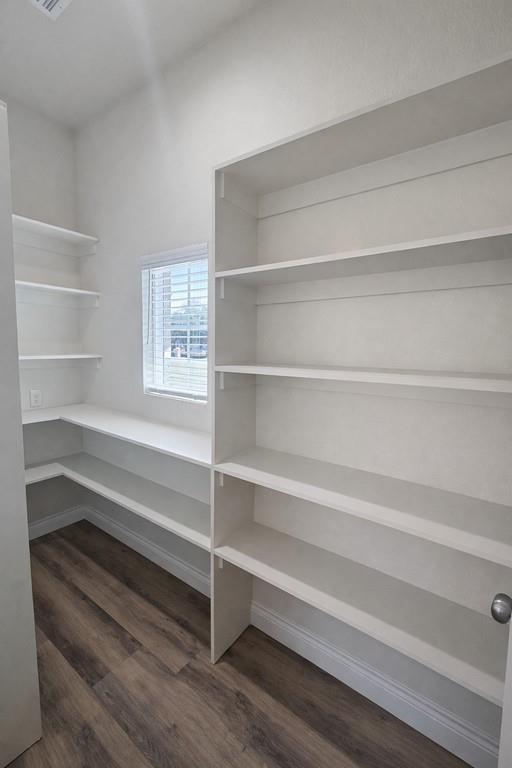 25 Pear Tree Lane Collinsville, TX 76233 - Photo 11 of 34 a view of walk in closet with empty racks