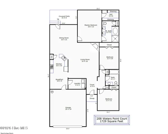 $2,500 | 208 Waters Point Court, Wilmington, NC 28412