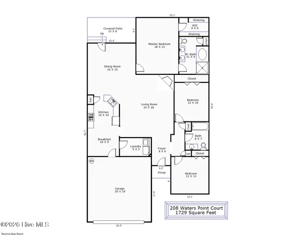 $2,500 | 208 Waters Point Court, Wilmington, NC 28412