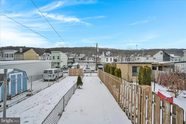 a view of a balcony with city view