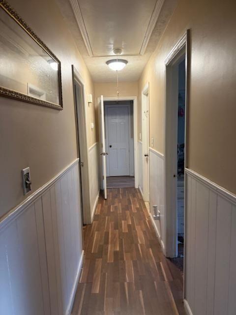 324 Piper Road Covington, GA 30014 - Photo 12 of 19 a view of a hallway with wooden floor and staircase