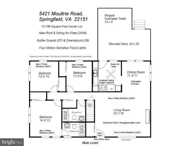 5421 Moultrie Road Springfield, VA 22151 - Photo 29 of 30 Floor Plan #1