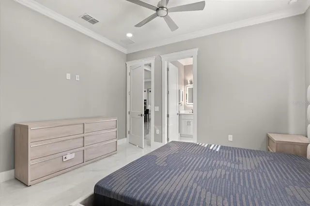 a view of a lake with outdoor space