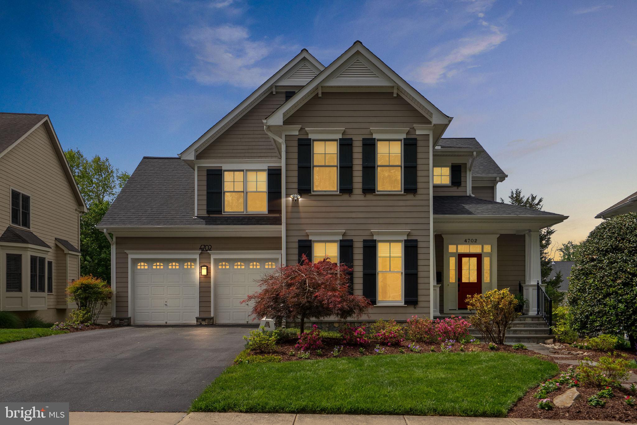 Charming home with inviting glow.