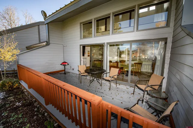 a view of balcony and patio