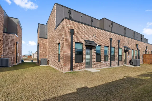 a view of a house with a large windows