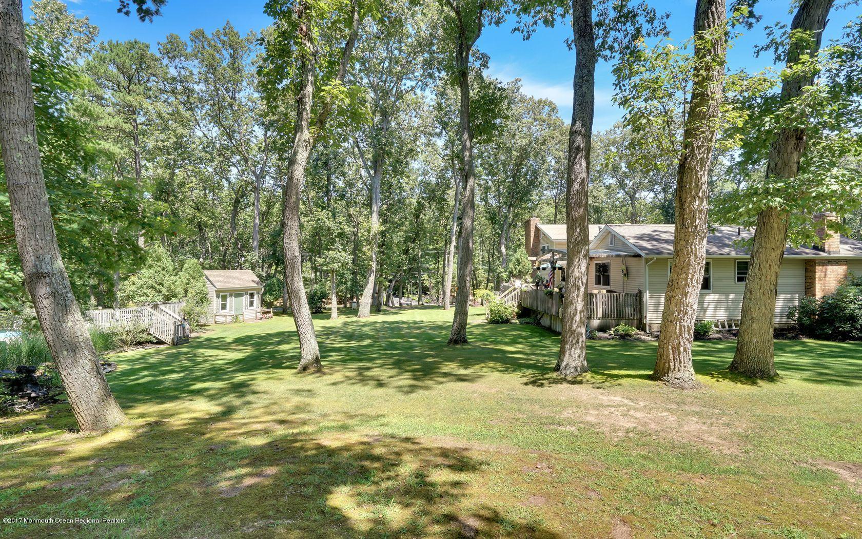 340 Jackson Pines Road Jackson, NJ 08527 - Photo 26 of 41 a garden with trees in the background