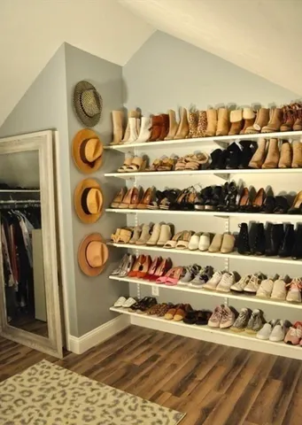 a view of a water heater room