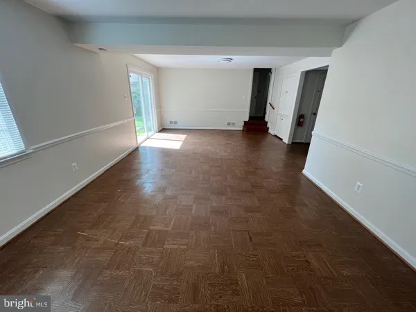 a view of hallway with stairs