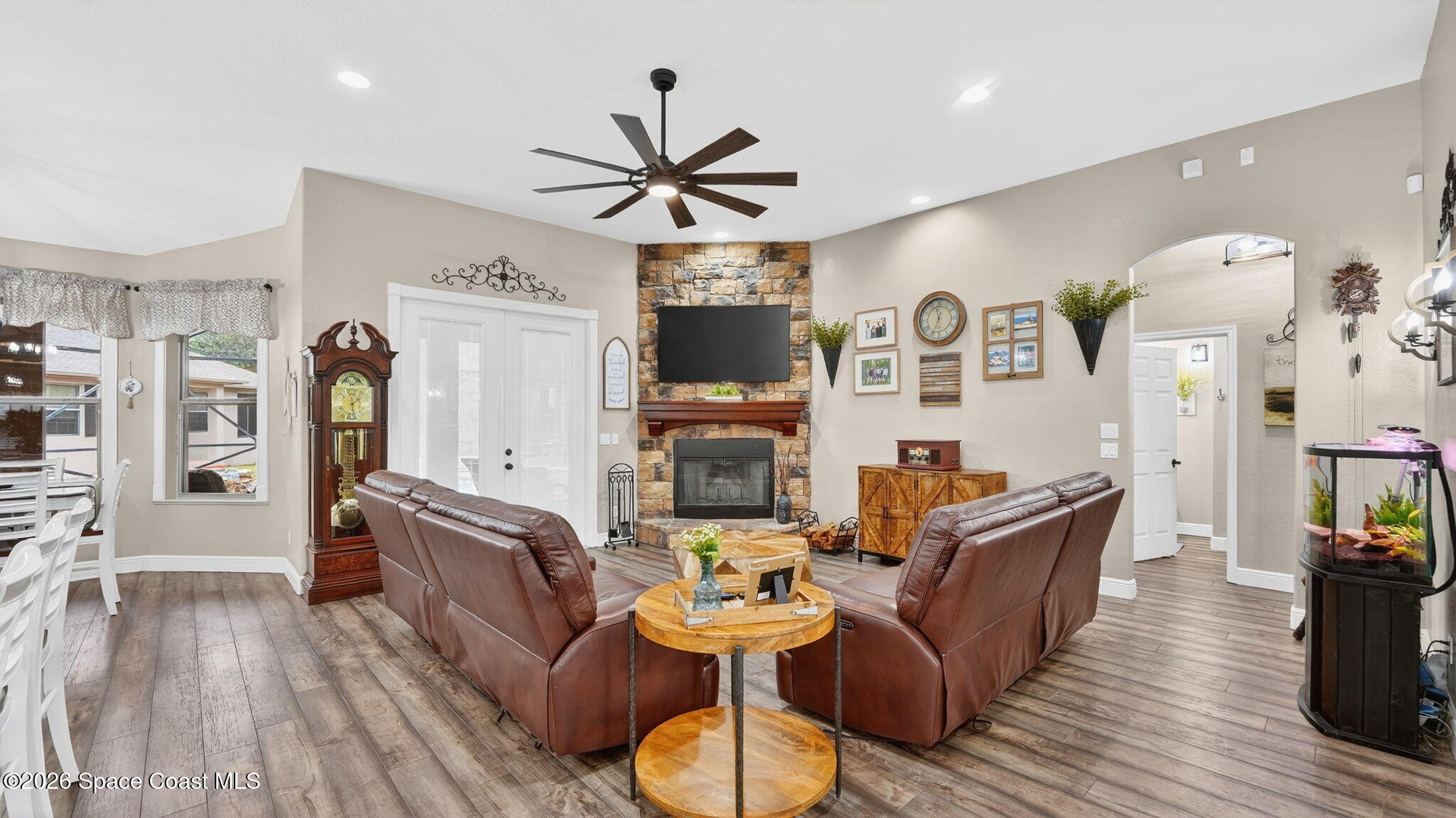 3219 Pheasant Trail Mims, FL 32754 - Photo 7 of 81 Wood burning fireplace