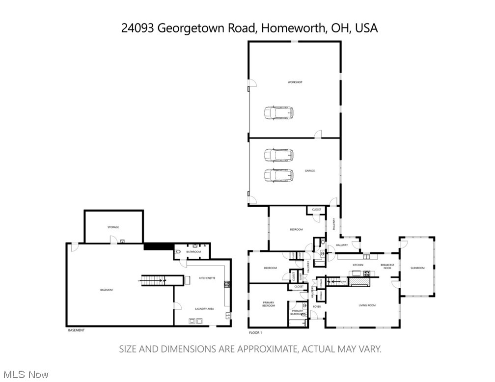24093 Georgetown Road Homeworth, OH 44634 - Photo 35 of 35 Floor plan