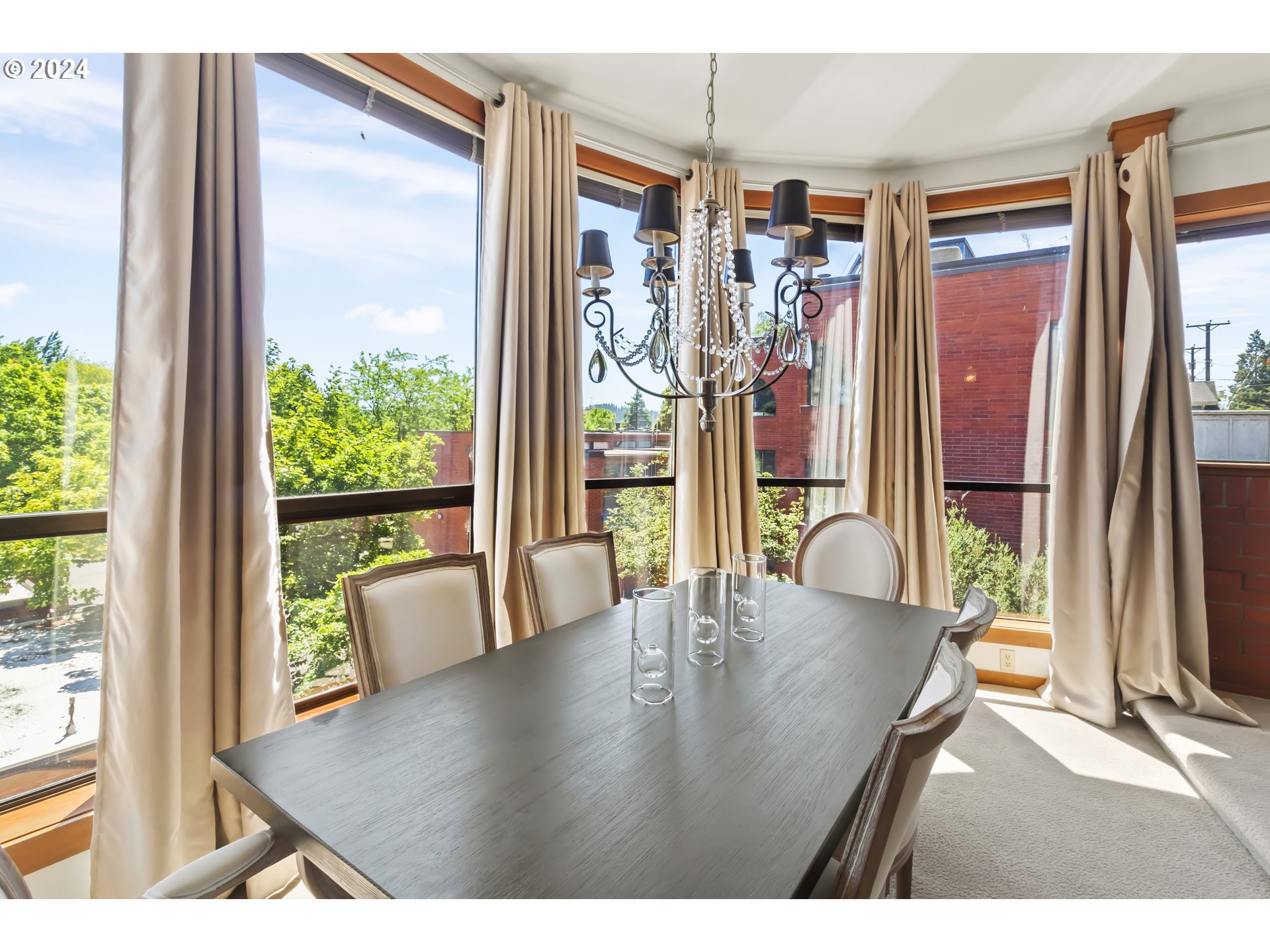 106 High Street Eugene, OR 97401 - Photo 43 of 46 a view of a dining room with furniture window and outside view