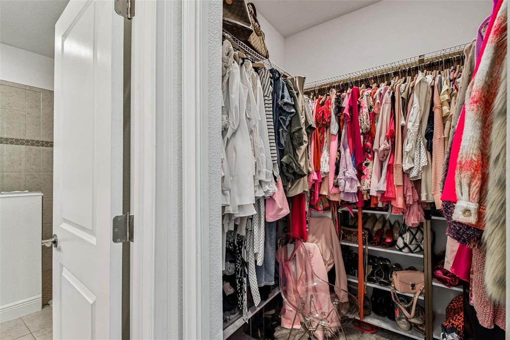 1039 Davis Heather Circle Seffner, FL 33584 - Photo 16 of 27 a view of walk in closet with clothes