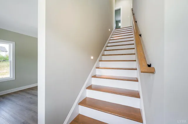 a view of a bathroom from a hallway