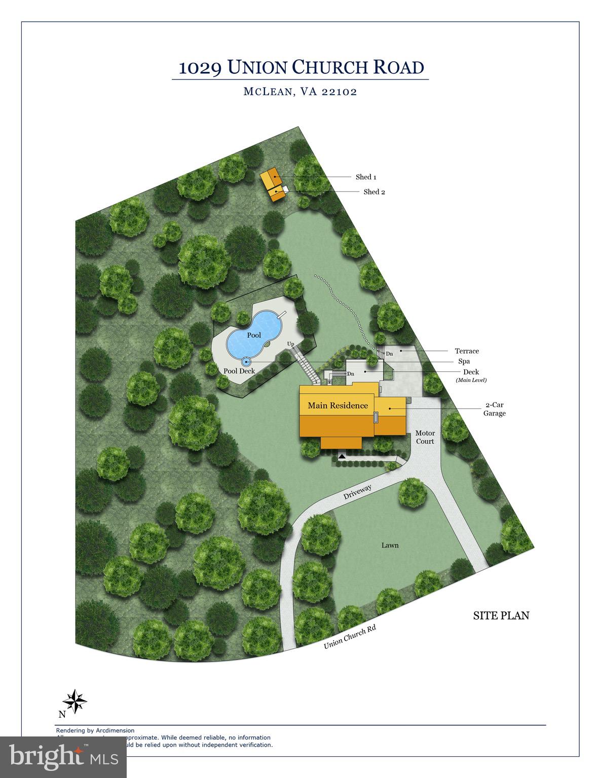 1029 Union Church Road McLean, VA 22102 - Photo 53 of 55 Site Plan