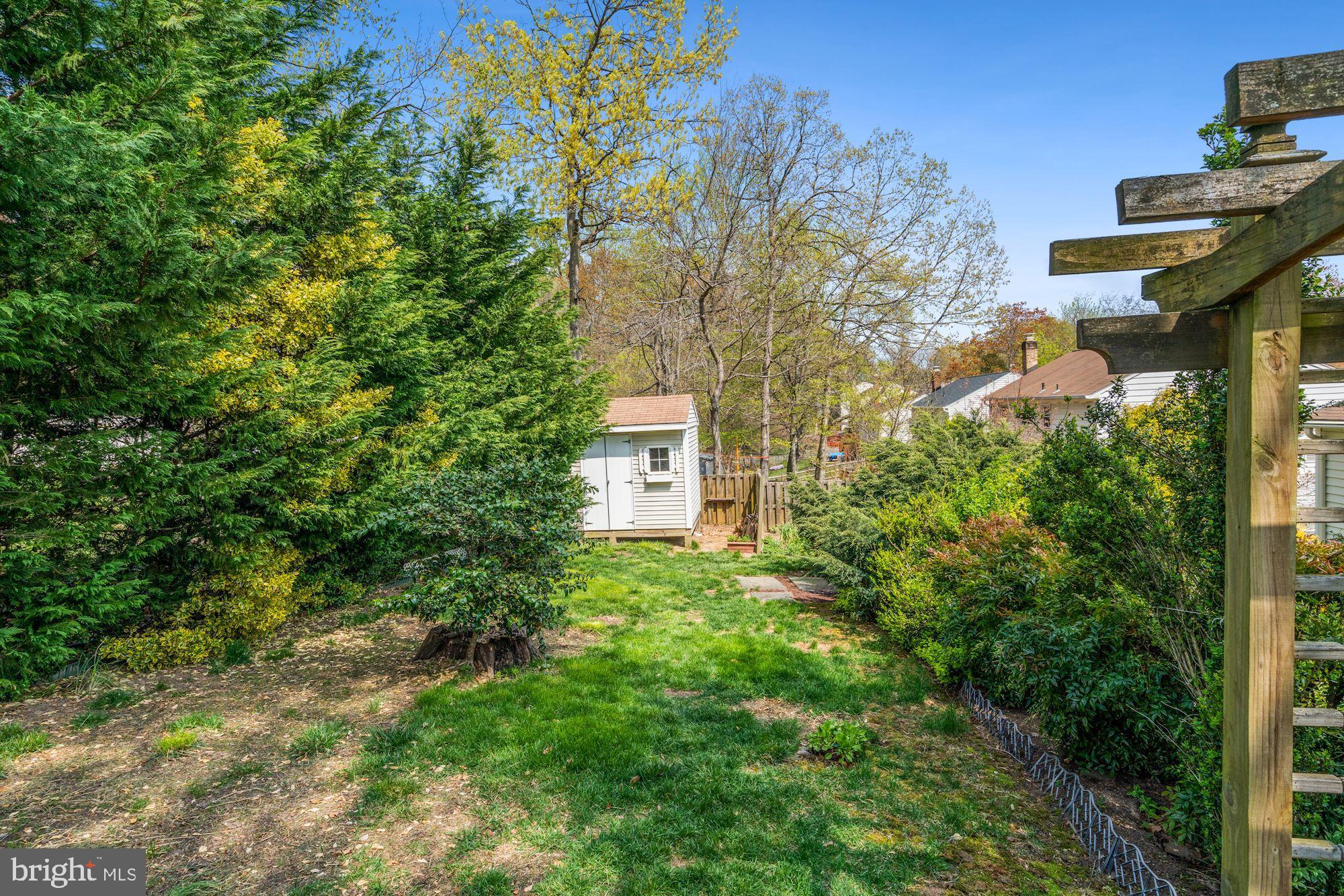 8112 Viola Street Springfield, VA 22152 - Photo 27 of 28 Shed in upper tier of yard