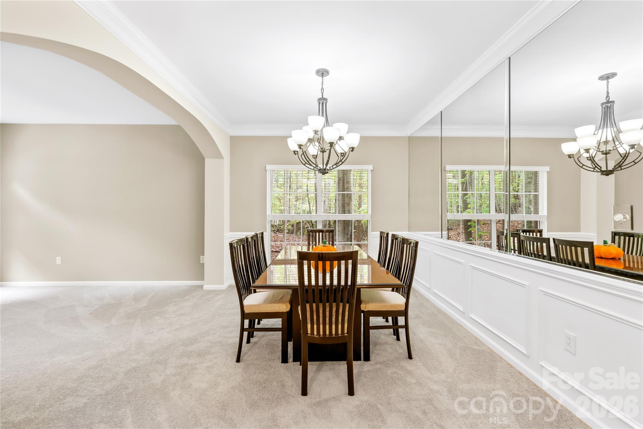 11113 Asbury Chapel Road Huntersville, NC 28078 - Photo 8 of 43 a view of a dining room with furniture window and outside view