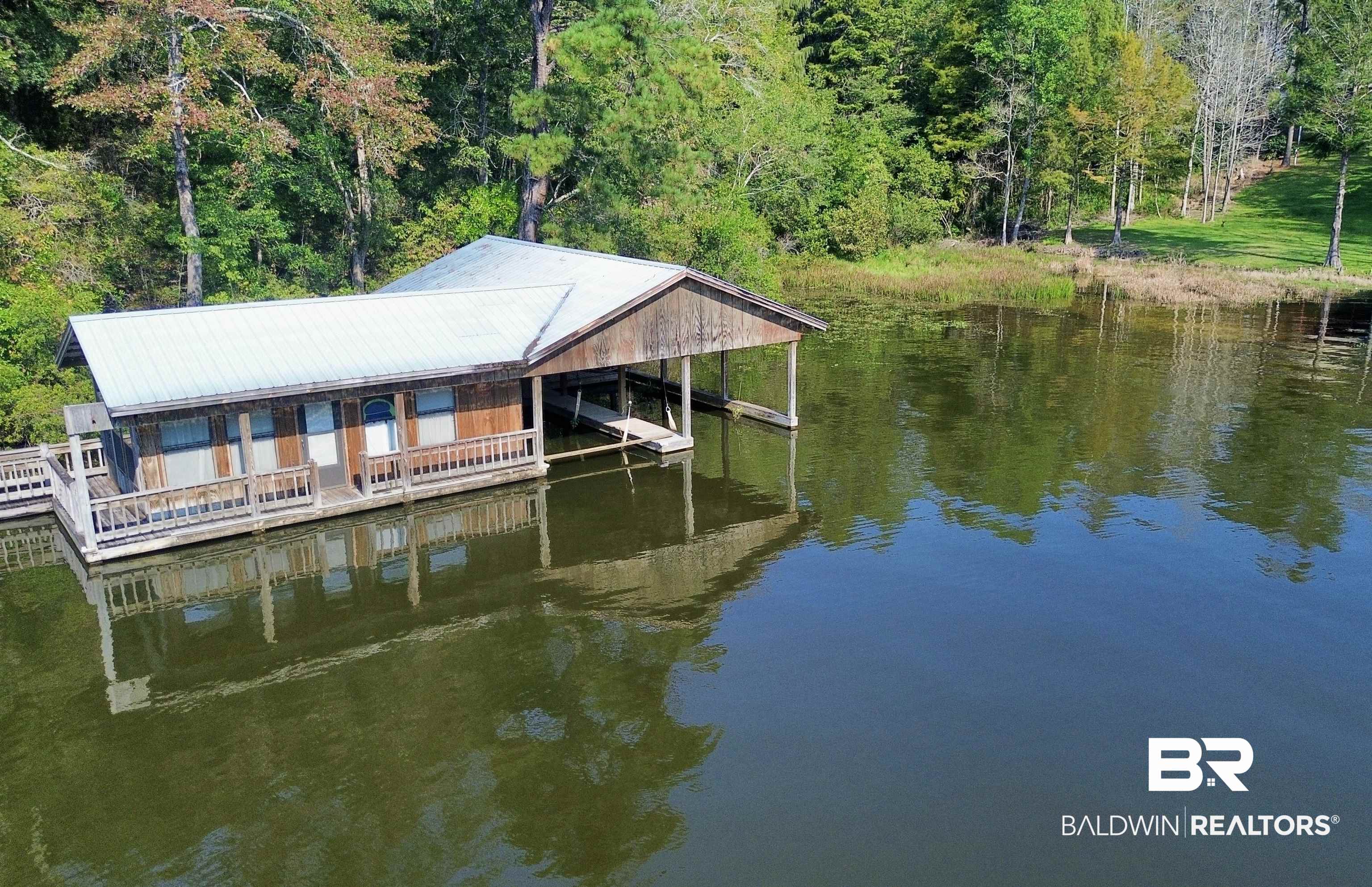 0 Twin Oaks Road Andalusia, AL 36421 - Photo 1 of 7 Dock area featuring a water view and a forest view