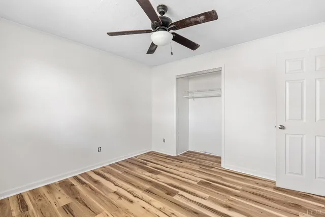 wooden floor in a room