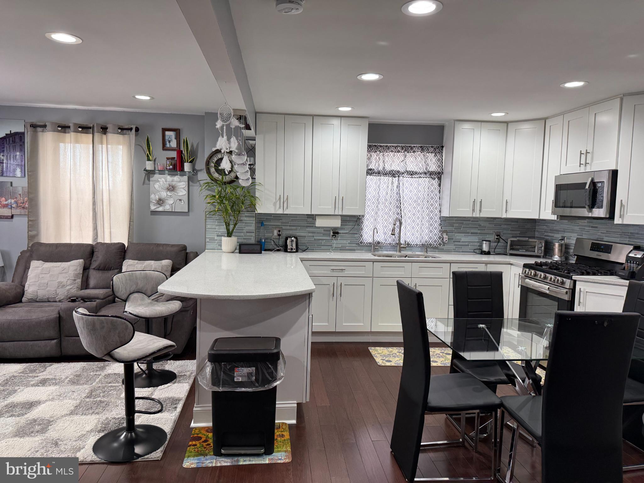 3499 Hillsmere Road Baltimore, MD 21207 - Photo 19 of 50 Modern kitchen with open living space.