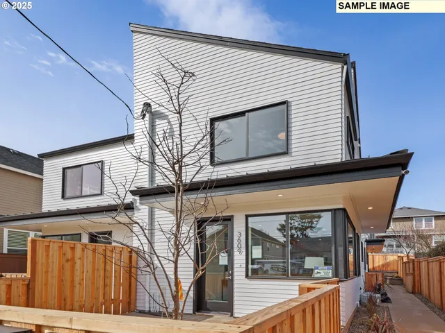 a view of a house with a street