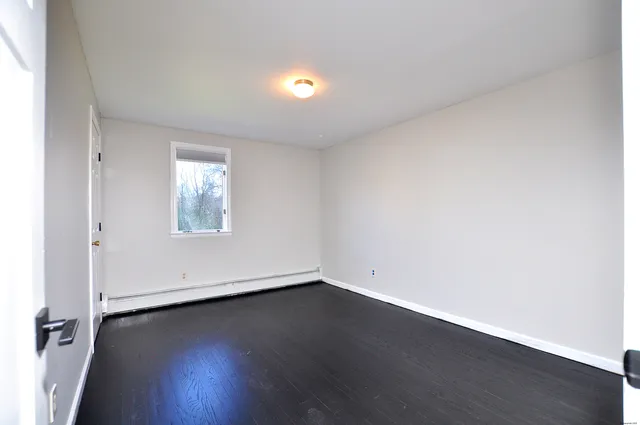 a view of wooden floor in a room