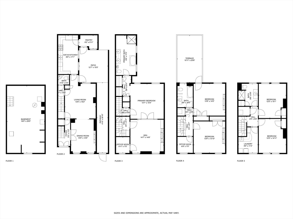 14 Pinckney Street Boston, MA 02114 - Photo 27 of 27 a picture of a floor plan