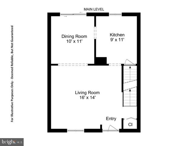 2315 Emerald Heights Court Reston, VA 20191 - Photo 34 of 36 Main Level - Floorplan