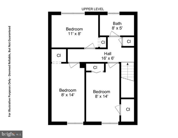 2315 Emerald Heights Court Reston, VA 20191 - Photo 35 of 36 Upper Level - Floorplan