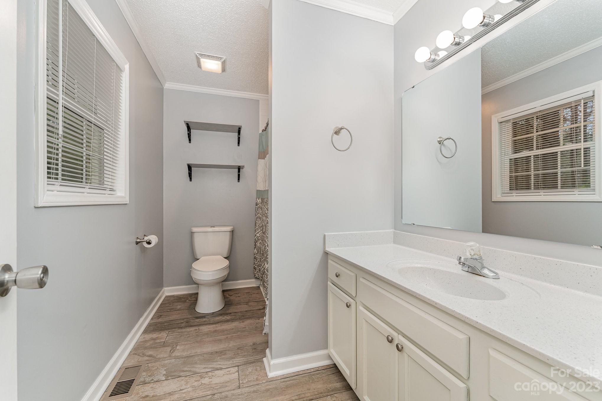 873 Gladstone Road Mocksville, NC 27028 - Photo 23 of 29 a bathroom with a sink a toilet and shower