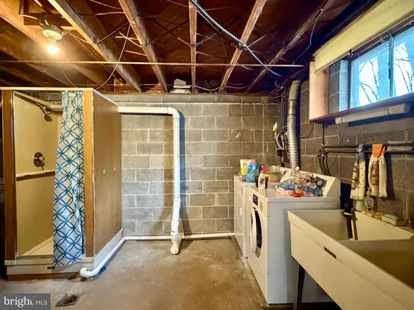 a view of a storage room