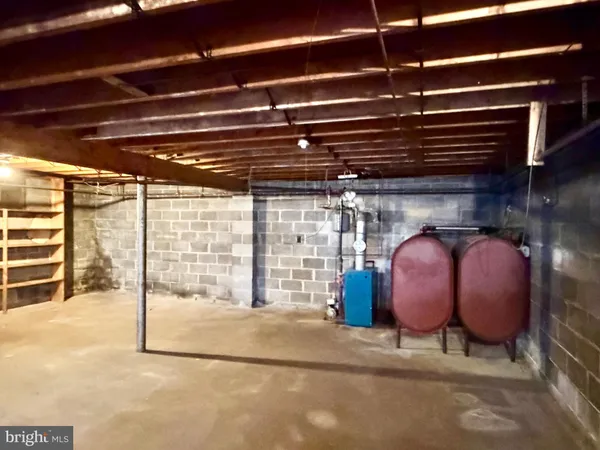 a view of storage and utility room