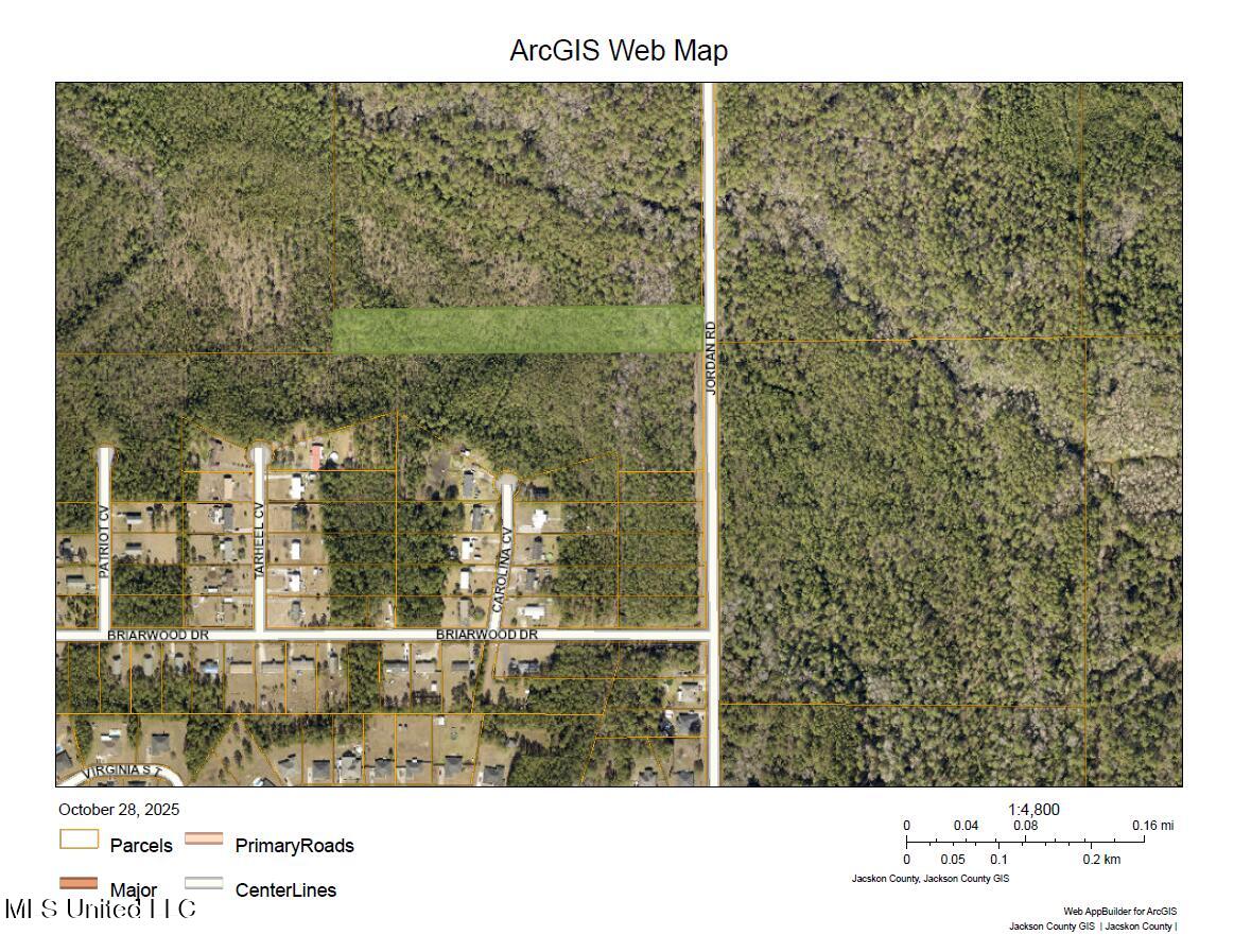 0 Jordan Road Vancleave, MS 39565 - Photo 2 of 3 Aerial 2.0