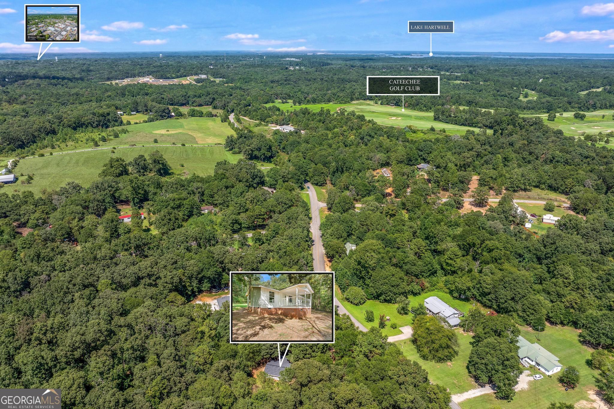 1528 Hodges Mill Road Hartwell, GA 30643 - Photo 32 of 37 a view of a house with a yard