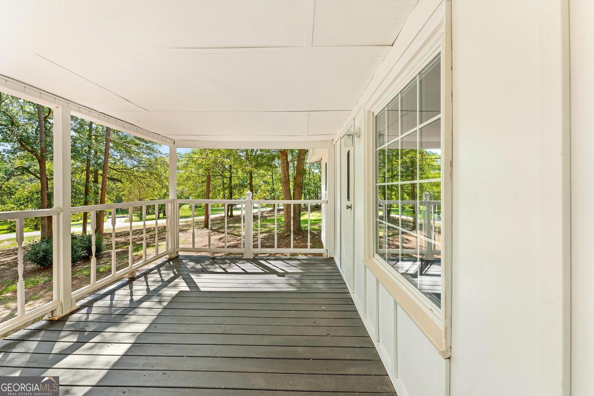 1528 Hodges Mill Road Hartwell, GA 30643 - Photo 4 of 37 a view of balcony with wooden floor