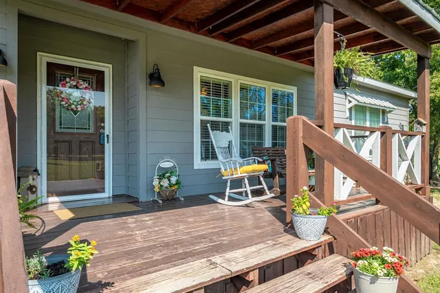 a outdoor space view with a sitting space