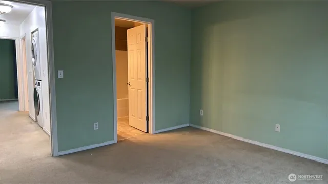 an empty room with window