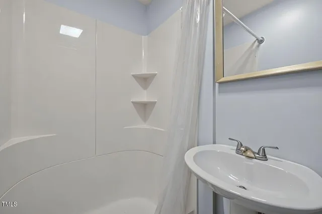 a view of a room with a empty space