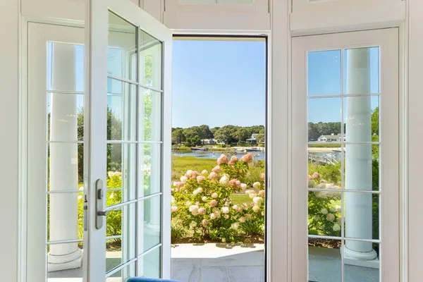 a view of front door