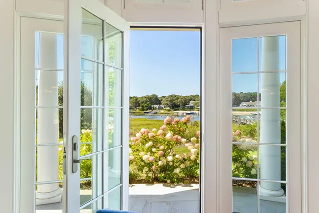 a view of front door