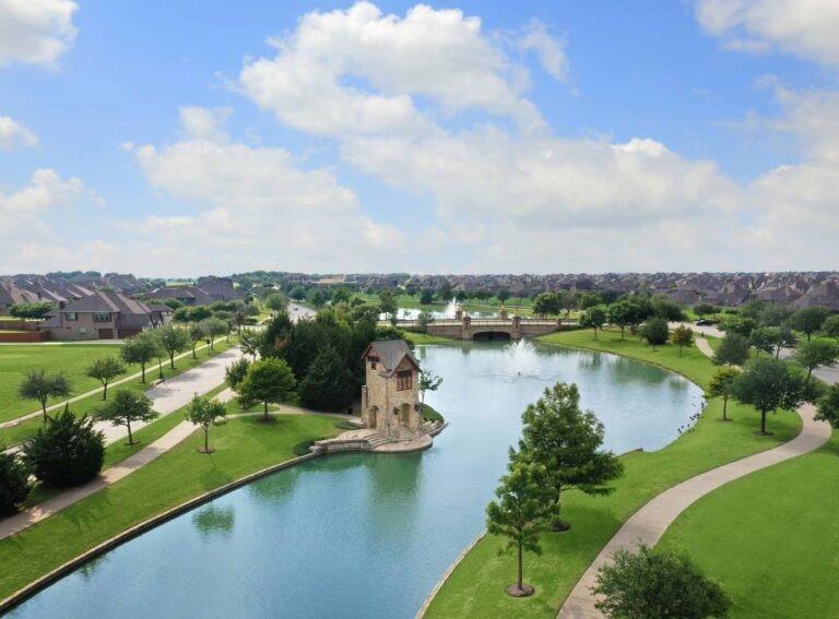 1903 Midhurst Drive Forney, TX 75126 - Photo 28 of 31 a view of a lake with a city
