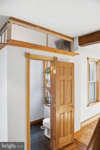 a view of front door